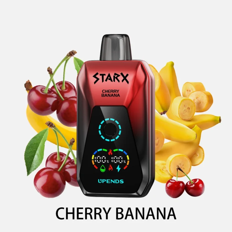 UPENDS STARX – 20000 Trekjes, Cherry Banana Wegwerp Vape