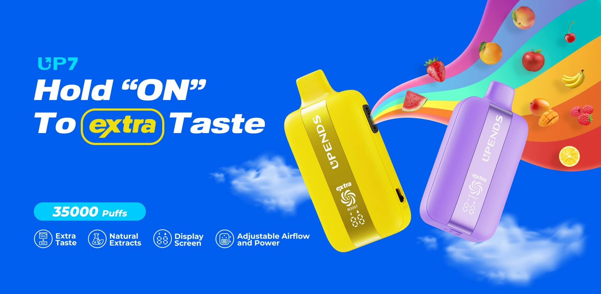 UP7, 35.000 puffs disposable vape met extra smaak