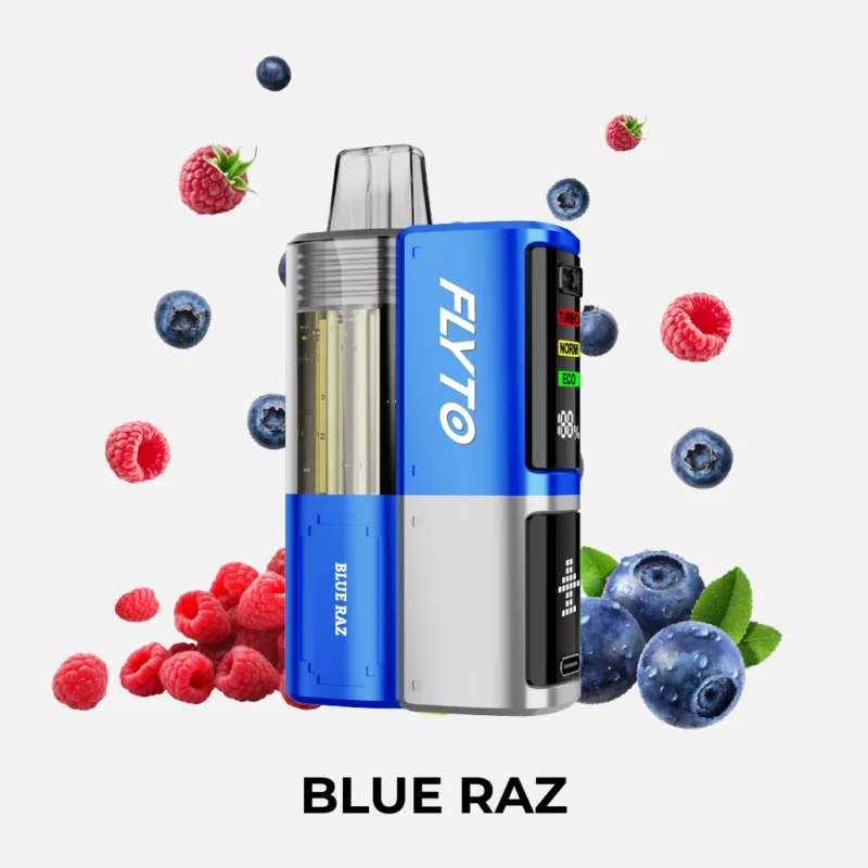 FLYTO 30K – 30.000 Puffs Disposable Vape, Blue Raz