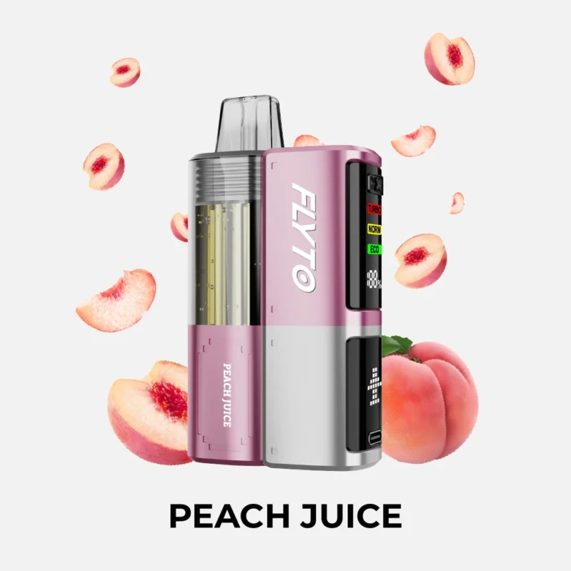 FLYTO 30K – 30.000 Puffs Disposable Vape, Peach Juice