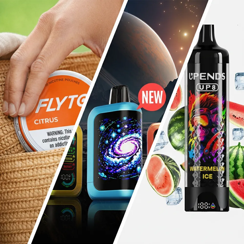 Nieuw FLYTO Nicotinezakjes & Nieuwe UPENDS Smaken